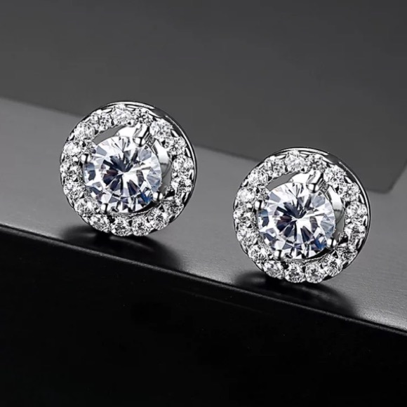 Jewelry - NEW SPARKLE LIKE DIAMOND EARRINGS